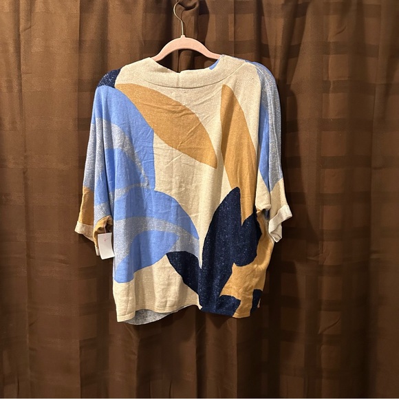 NWT NIC+ZOE Ocean Isle Sweater reg $148 - Picture 9 of 12